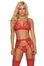 Ensemble 3 pièces rouge